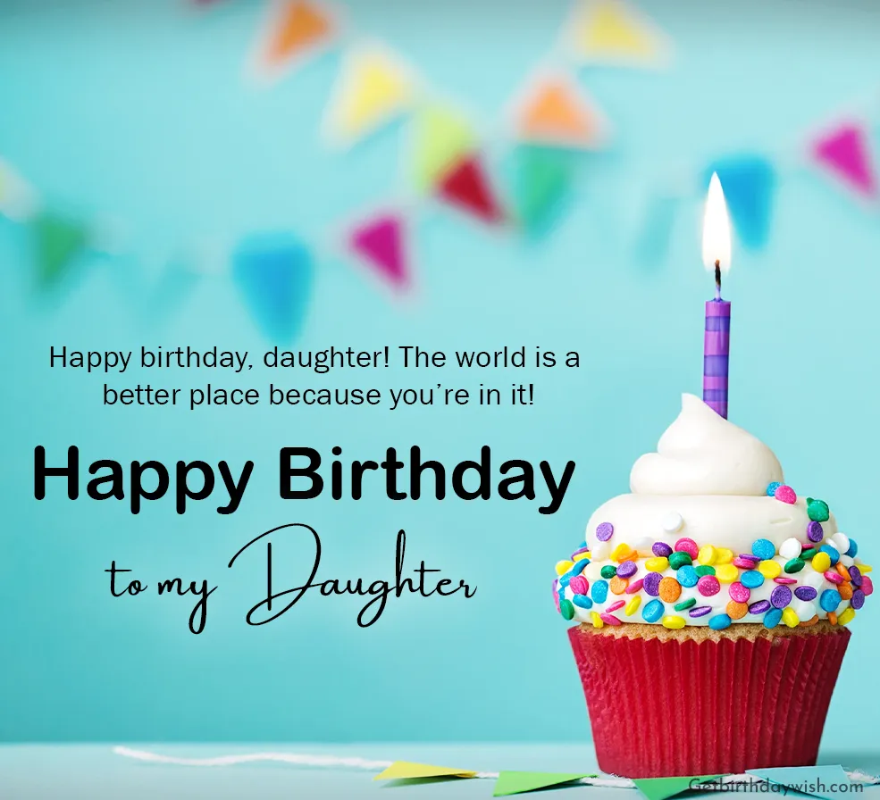 Birthday Wishes for Daughter Image