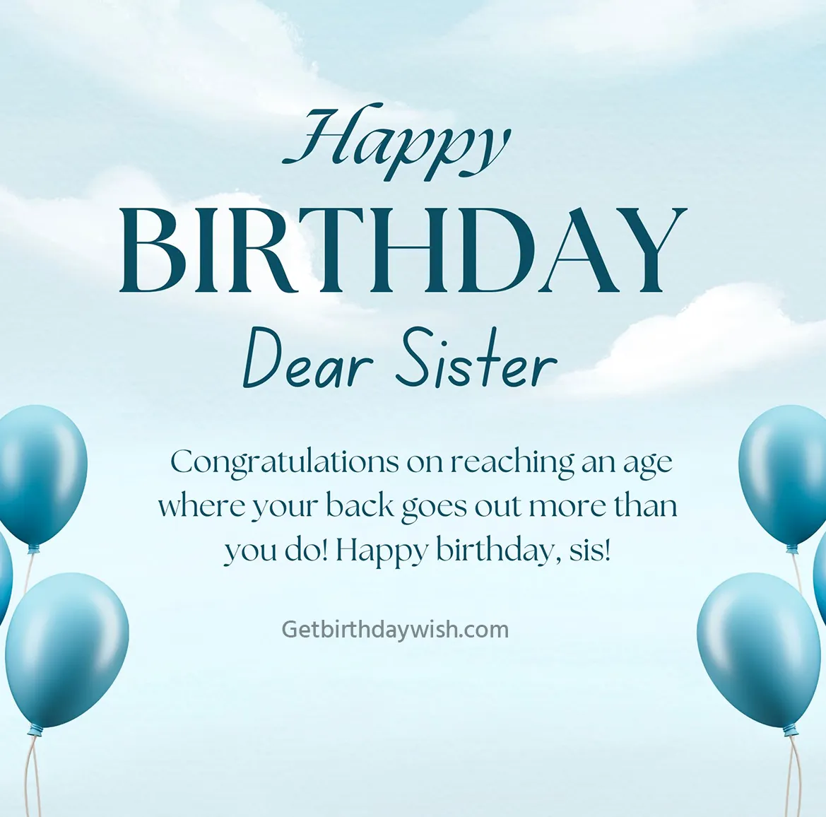 Happy Birthday Images Sister