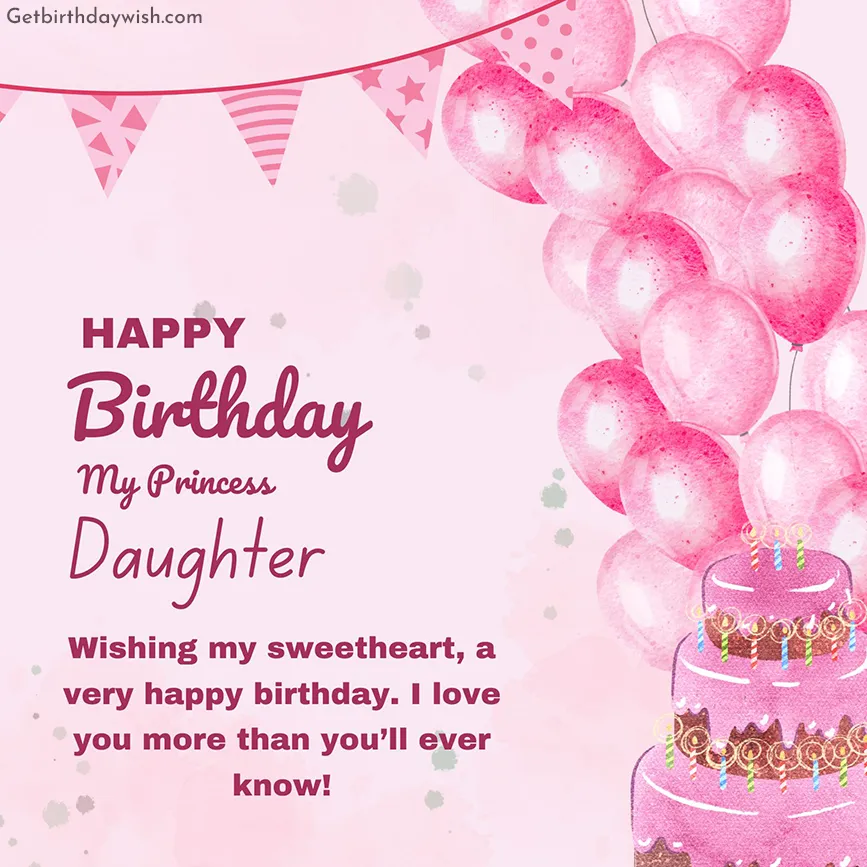 Happy Birthday Wishes for Daughter