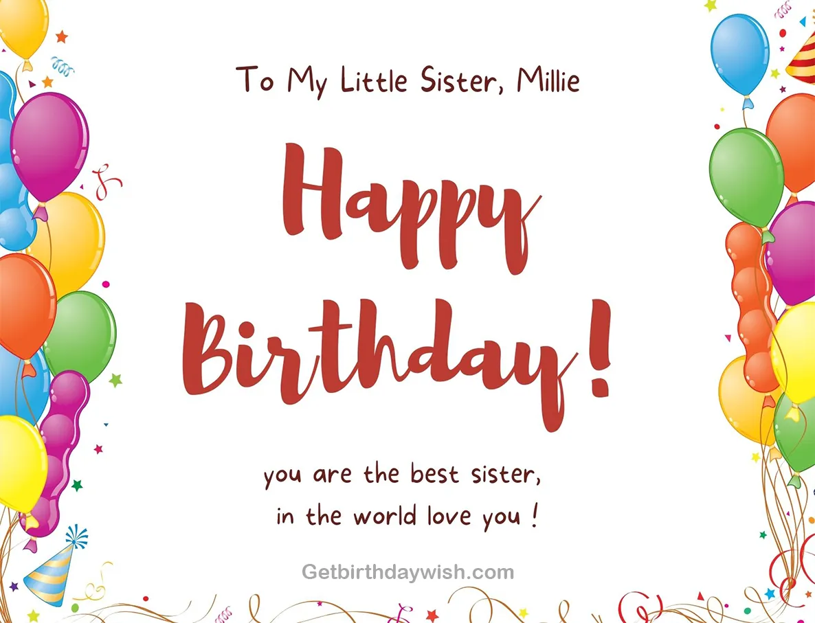 New Happy Birthday Sister Images HD