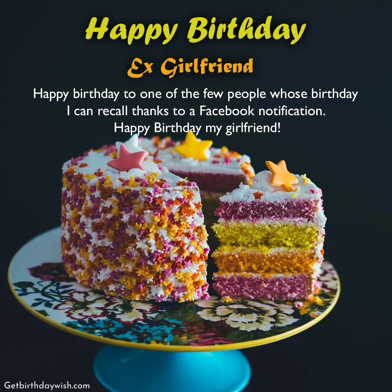 Happy Birthday Wishes for Ex Girlfriend