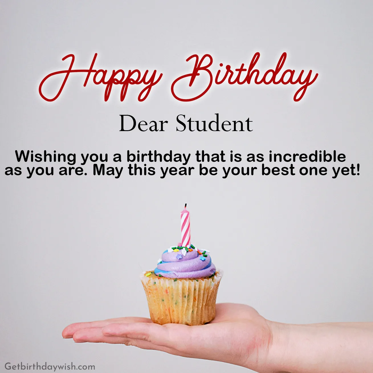 Happy Birthday Dear Student